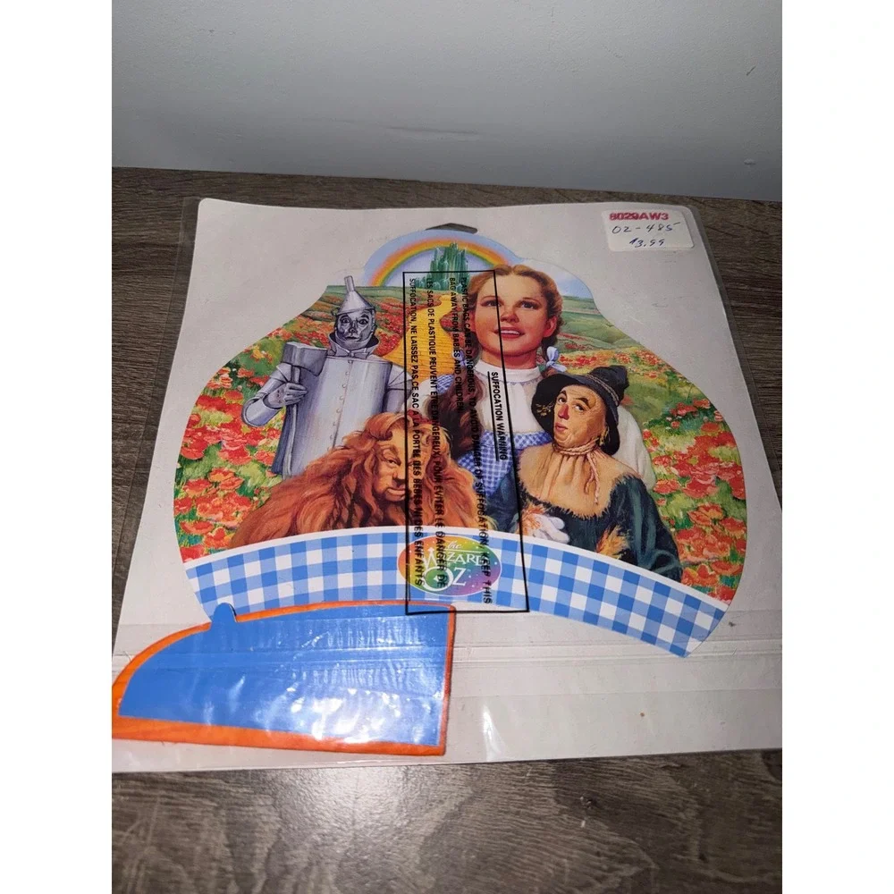 Vintage 1997 Wizard of Oz Honeycomb Centerpiece DesignWare Party Decoration NEW